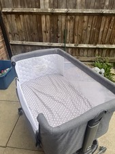 Grey Next to Me Cot Samual