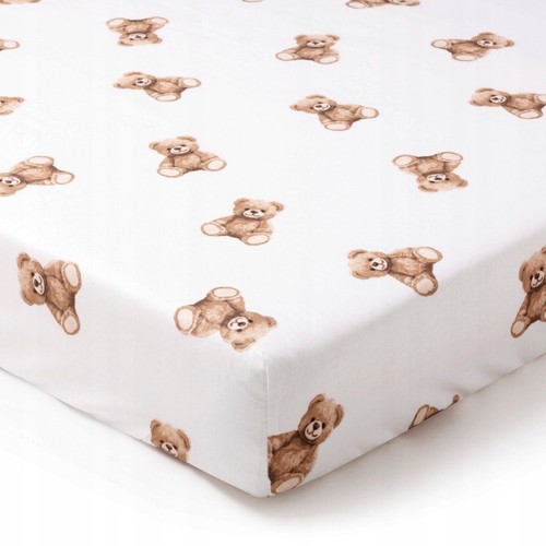 Teddy bear cot bed fitted - bear,