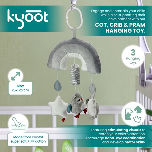 Kyoot hanging cot toys clip - kyoot,